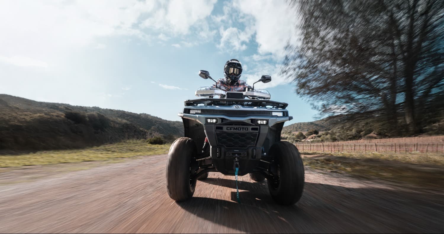 тест-драйв квадроциклу CFMOTO C4 на медіа-презентації у Ніцці, березень 2026