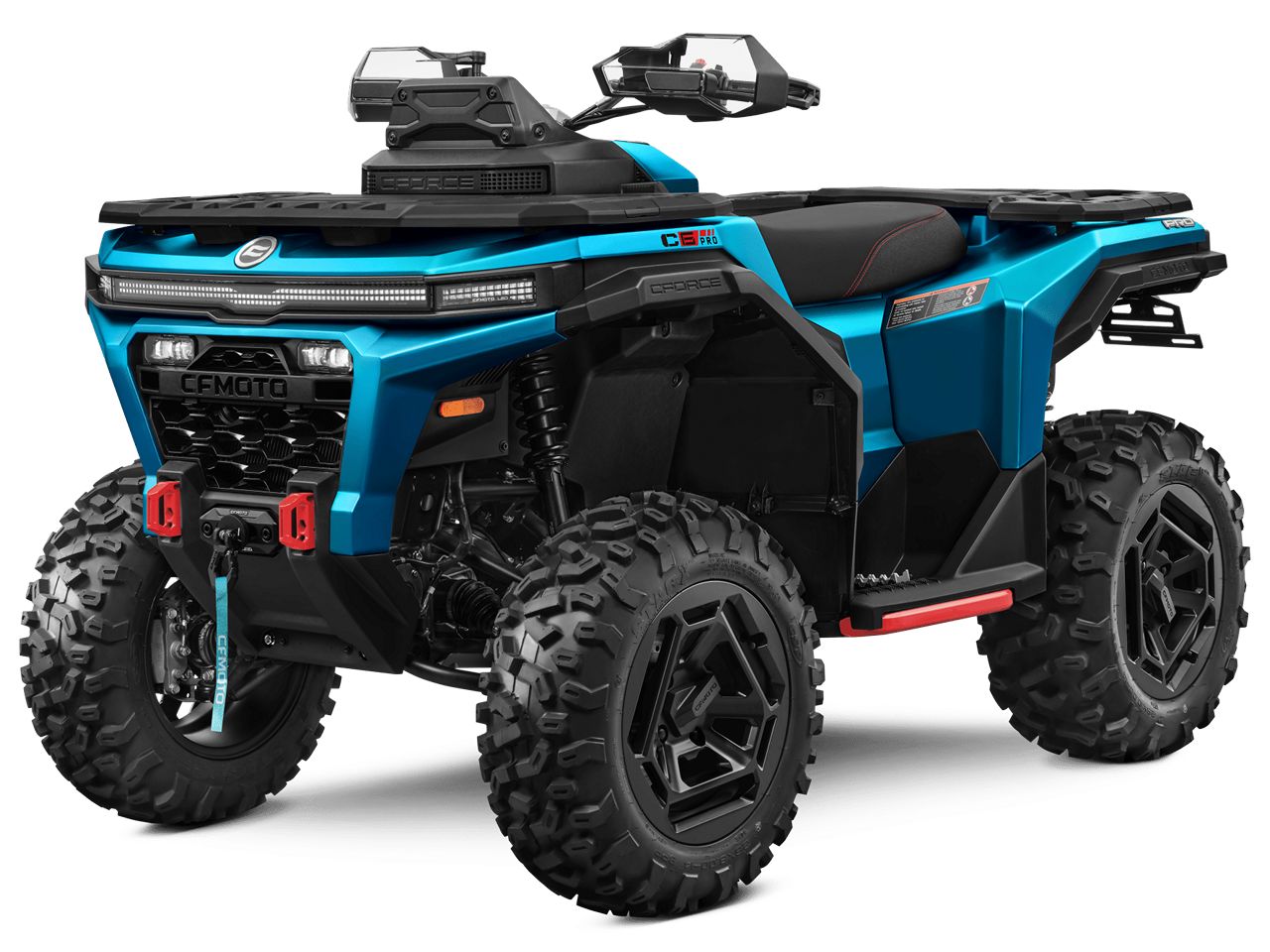 квадроцикл CFMOTO CFORCE C6 PRO у синьому кольорі Skyforge Blue