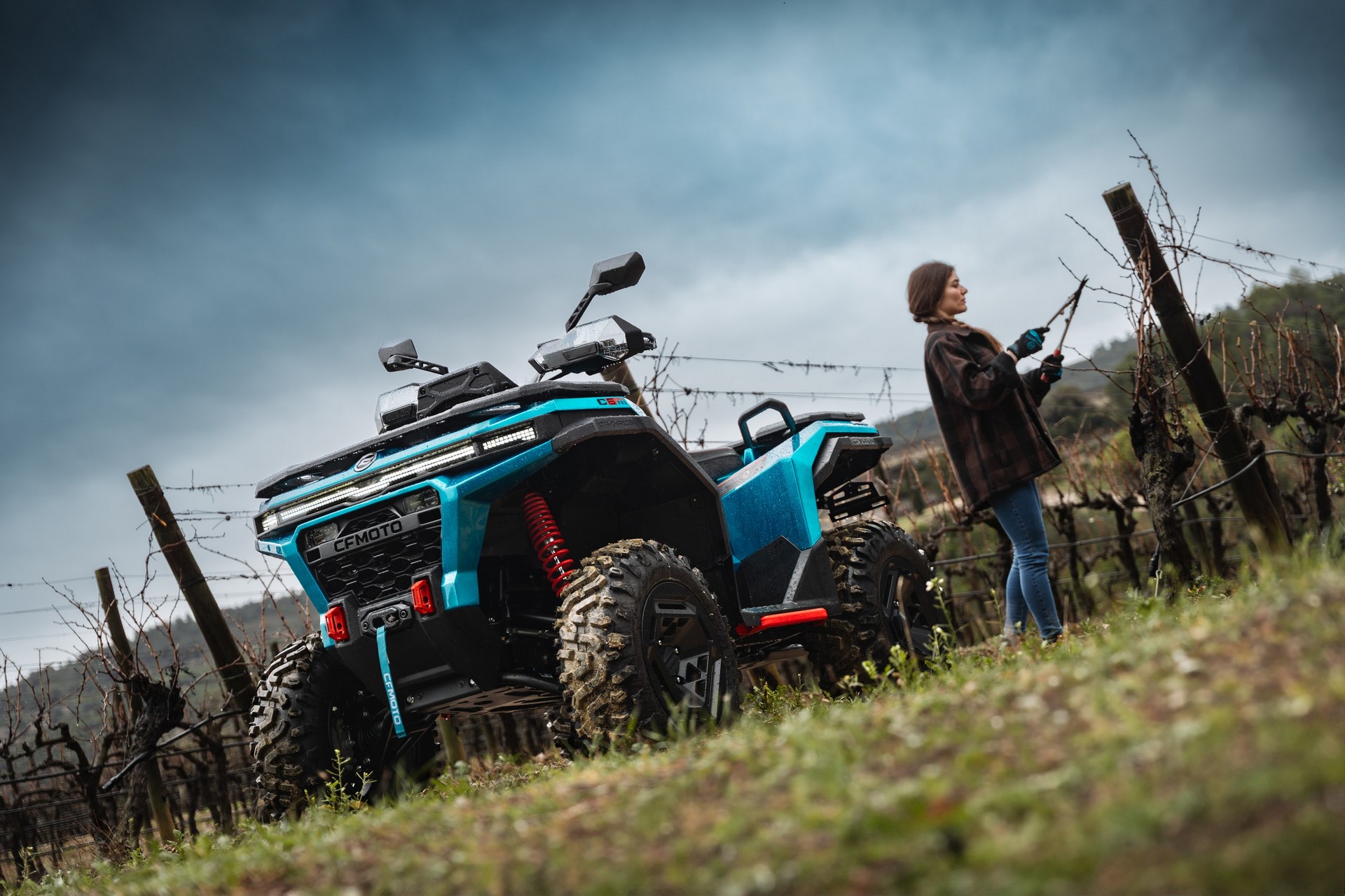 потужний двигун квадроцикла CFMOTO C6 Pro Touring