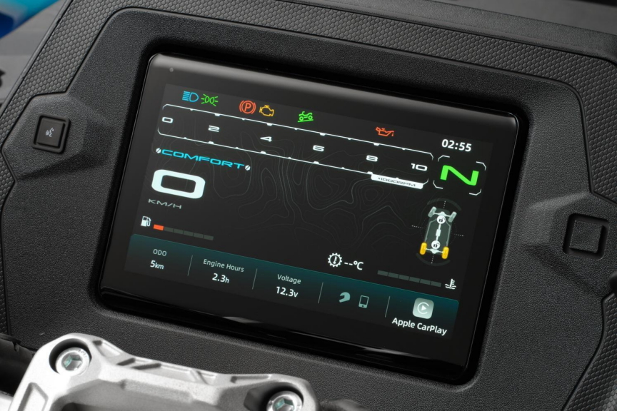 дисплей MMI 2.0 квадроцикла CFORCE C6 Pro Touring