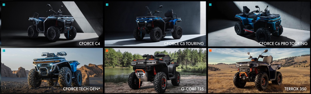 ATV CFMOTO, представлені на виставці EICMA 2025 в Мілані