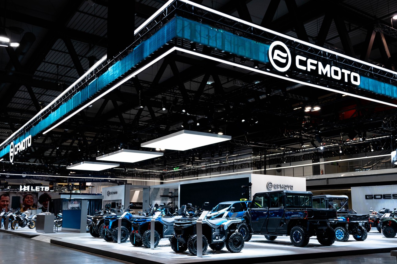 Нові моделі квадроциклів CFMOTO на мотовиставці EICMA 2025 в Мілані