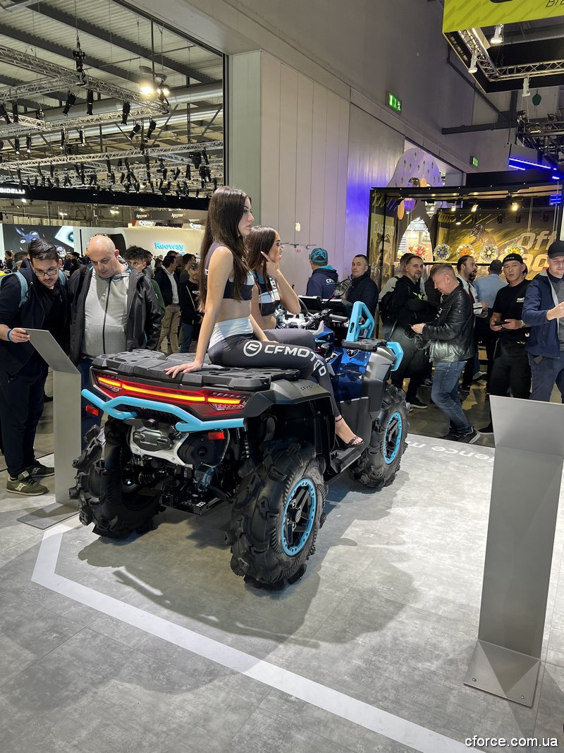 квадроцикл CFMOTO CFORCE 1000 MV на виставці в Мілані, 2024 рік
