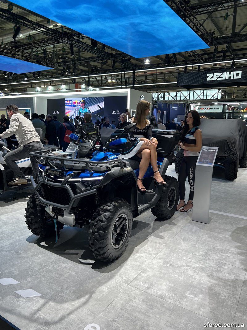 квадроцикл CFMOTO CFORCE 1000 Overland на виставці в Мілані, 2024 рік