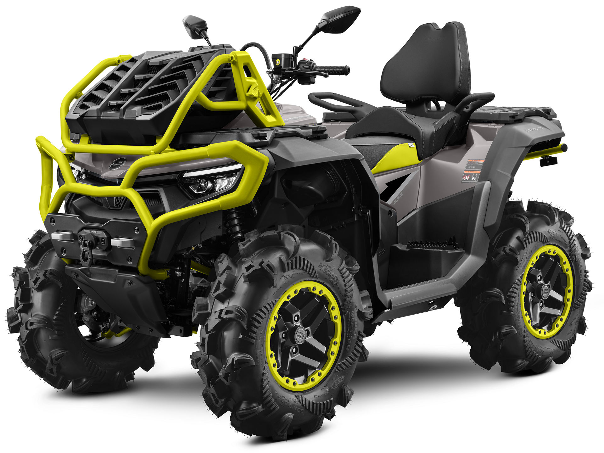 квадроцикл-брудохід CFMOTO CFORCE 1000 MV сіро-жовтий