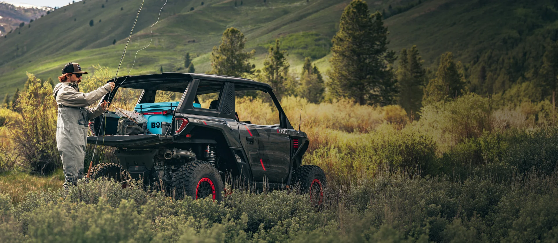 Задній багажний відсік мотовсюдиходу CFMOTO XFORCE X10-4 помаранчевий