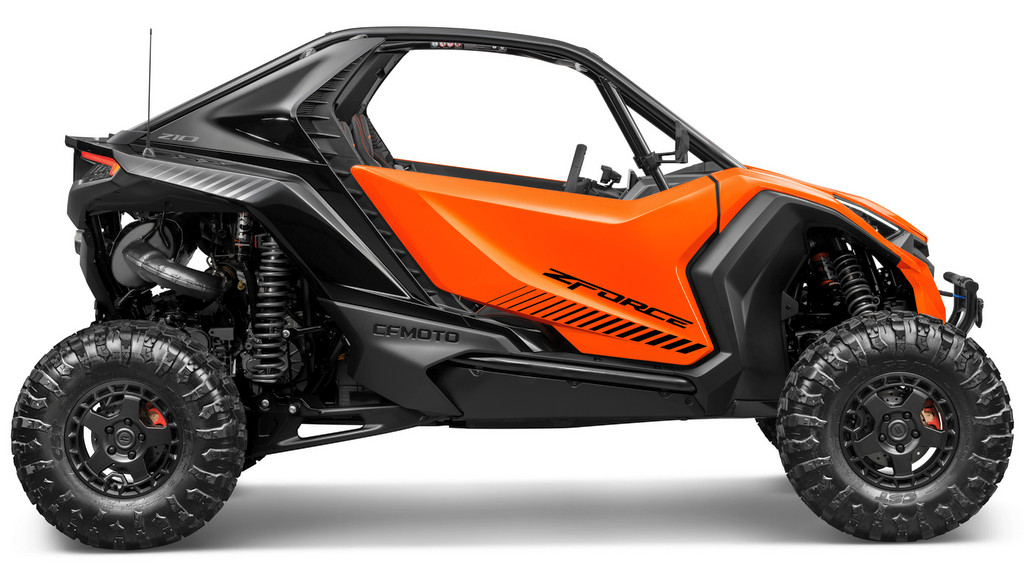 мотовсюдихід CFMOTO ZFORCE Z10 помаранчевий (вигляд збоку)